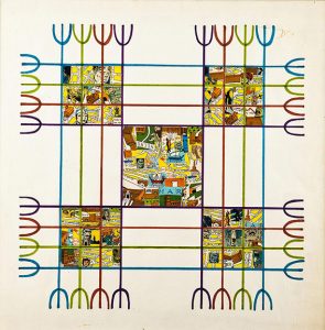 poema visual "yantra de ibiza", julio, 1972